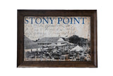 Vintage Stony Point Framed Mixed Media - ORIGINAL