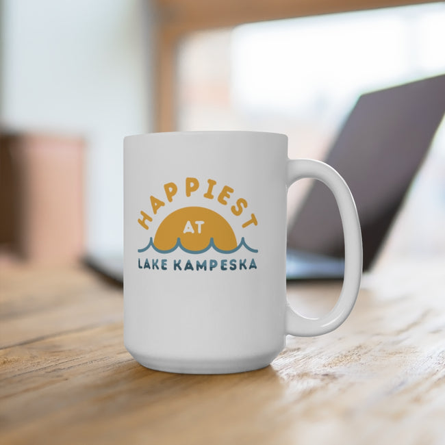 Happiest at Lake Kampeska Mug - Dustin Sinner Fine Art